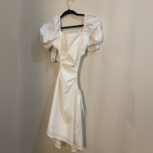 White cutout dress size S